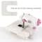 Haitral™ Cute Pink Flex-Speed Double-Thread Cordless Sewing Machine with Built-In Table